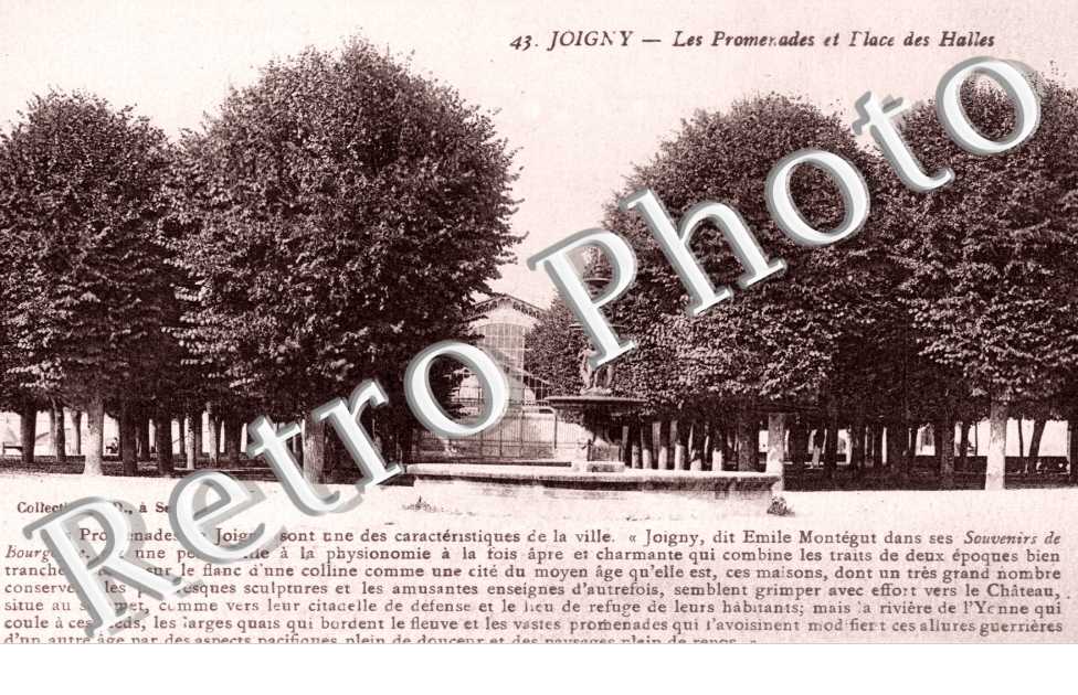 Les promenades et Place des Halles
