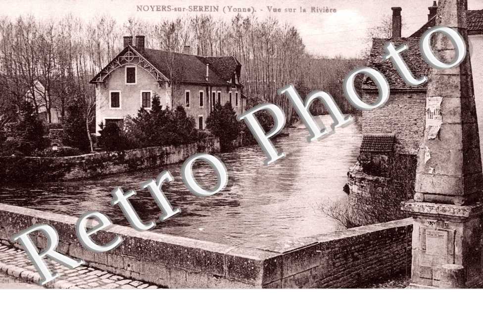 Noyers-sur-Serein, Vue sur la Riviere