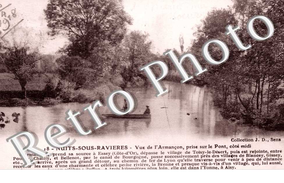 vue de l&#039; Armancon, prise sur le pont, cote midi