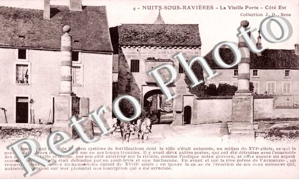 Nuits-sous-Ravieres, la vieille porte, cote est