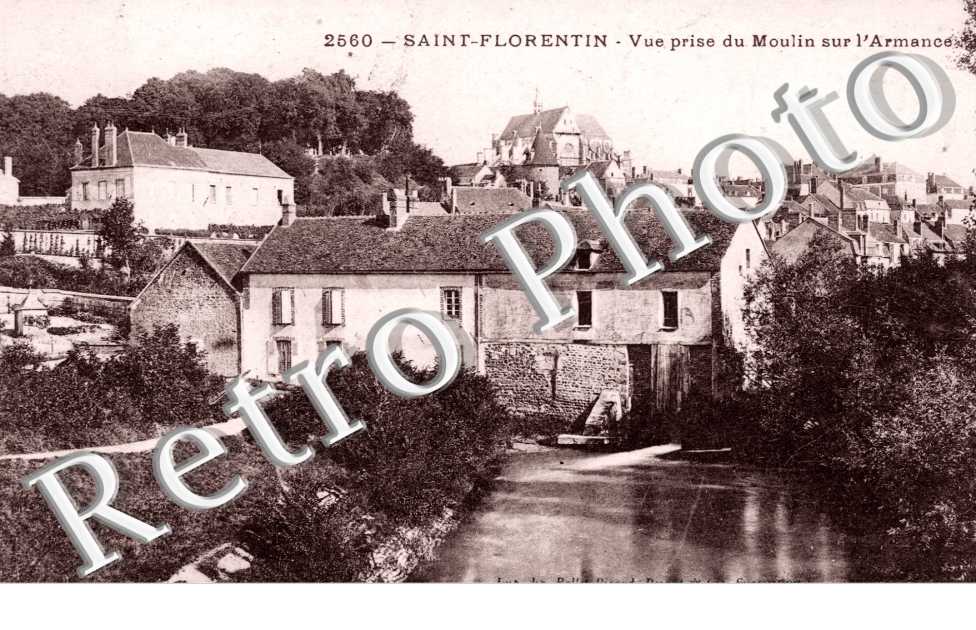 Vue prise du Moulin sur l'Armance