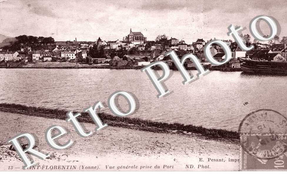 vue generale  prise du port