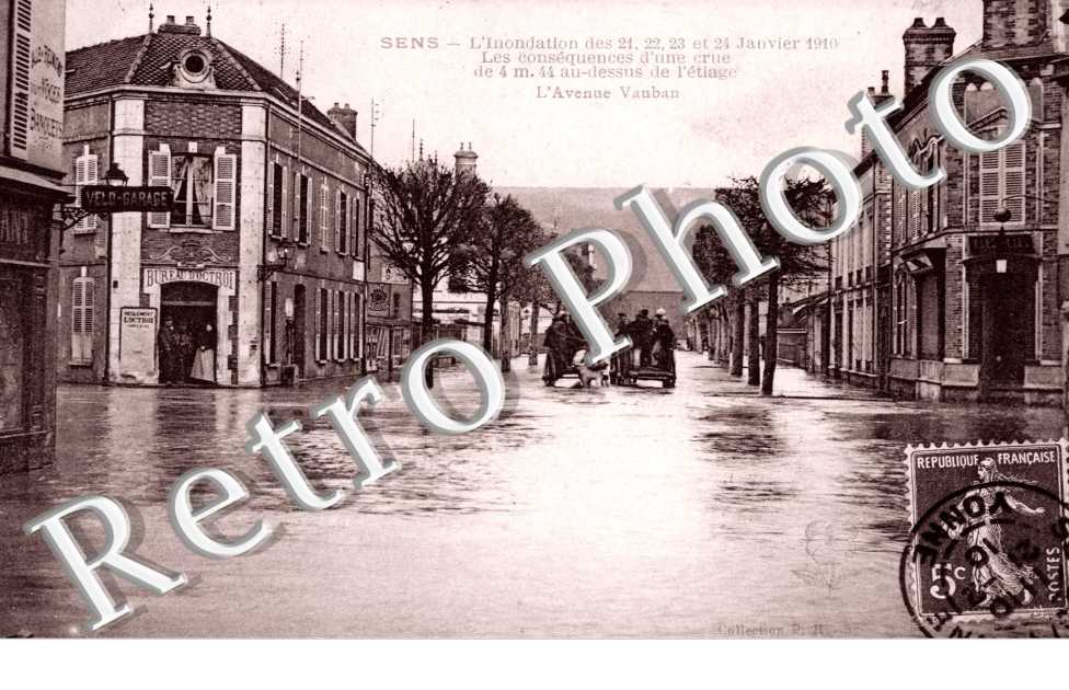 Inondation de janvier 1910, Avenue Vauban