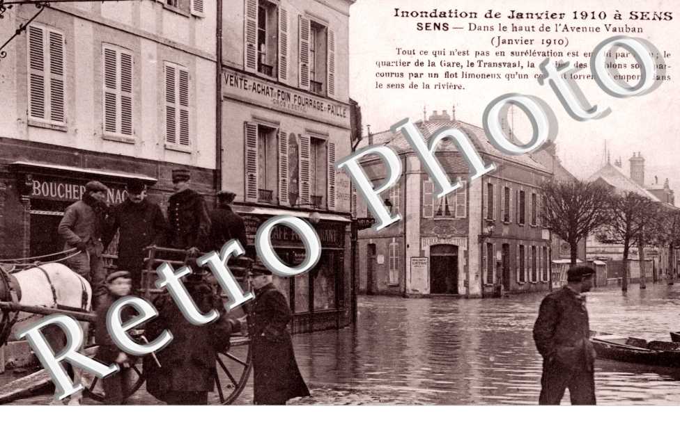 Inondation de janvier 1910, Avenue Vauban