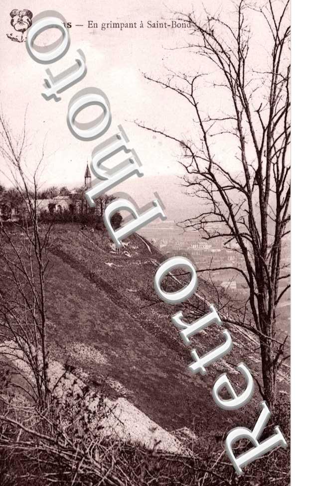 en grimpant a Saint-Bond