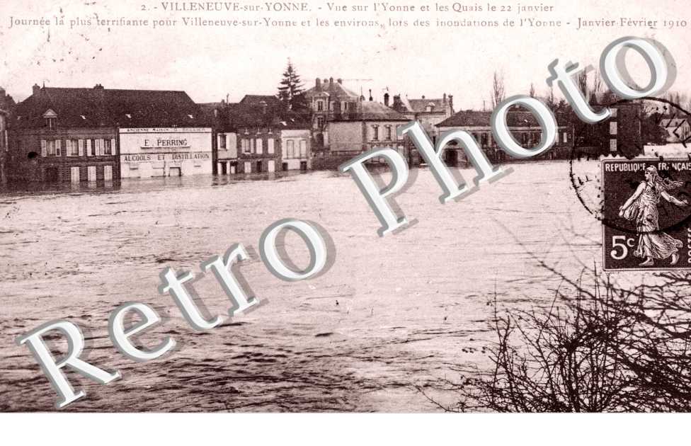 Inondations janvier 1910, les Quais