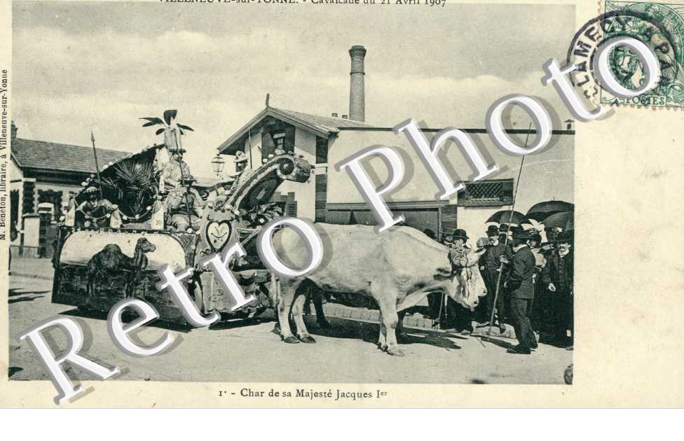Cavalcade du 21 avril 190, Char de sa Majeste Jacques Ier