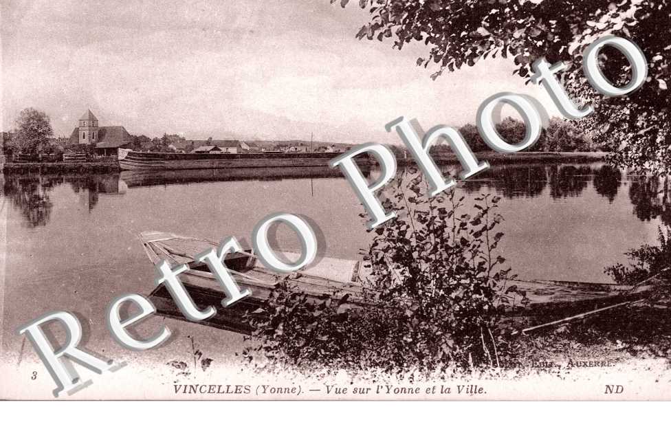 Vue sur l'Yonne et la Ville