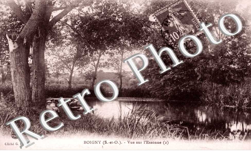BOIGNY  vue sur l&#039;Essonne
