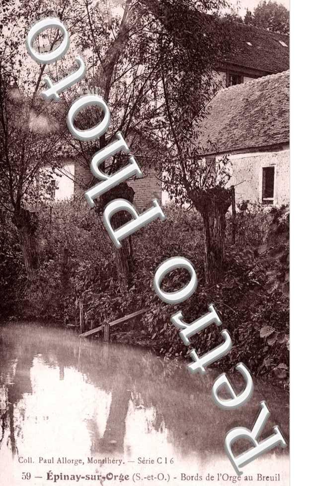 bords de l&#039;Orge au Breuil
