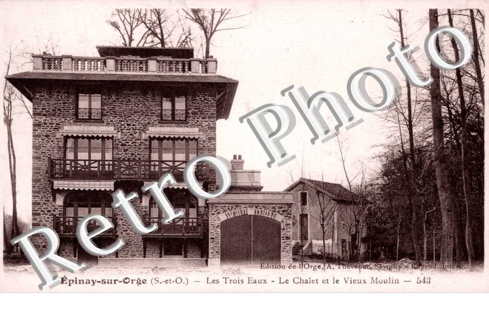 Les Trois Eaux, le Chalet et le Vieux Moulin