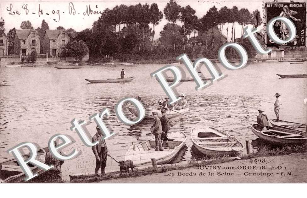 Les bords de la seine - canotage