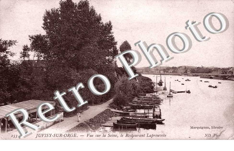 Vue sur la Seine, le Restaurant Lapreuvote