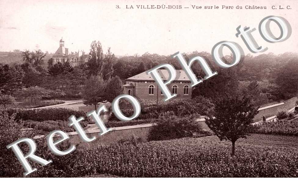 vue sur le parc  du chateau