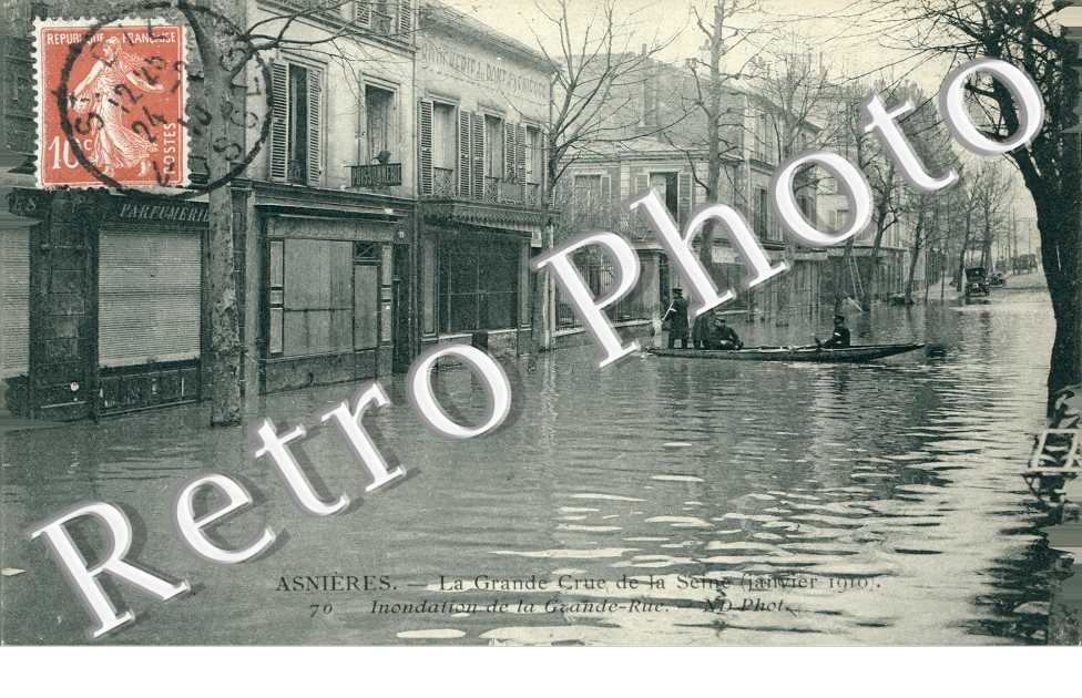 Inondations 1910, la Grande Rue