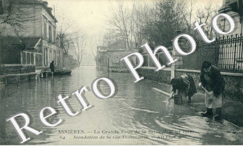 Inondations 1910, Rue Traversiere