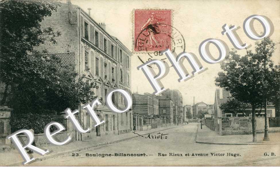 Rue Rieux et Avenue Victor Hugo