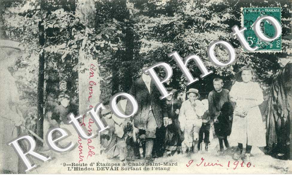 L&#039;Hindou DEVAH sortant de l&#039;etang