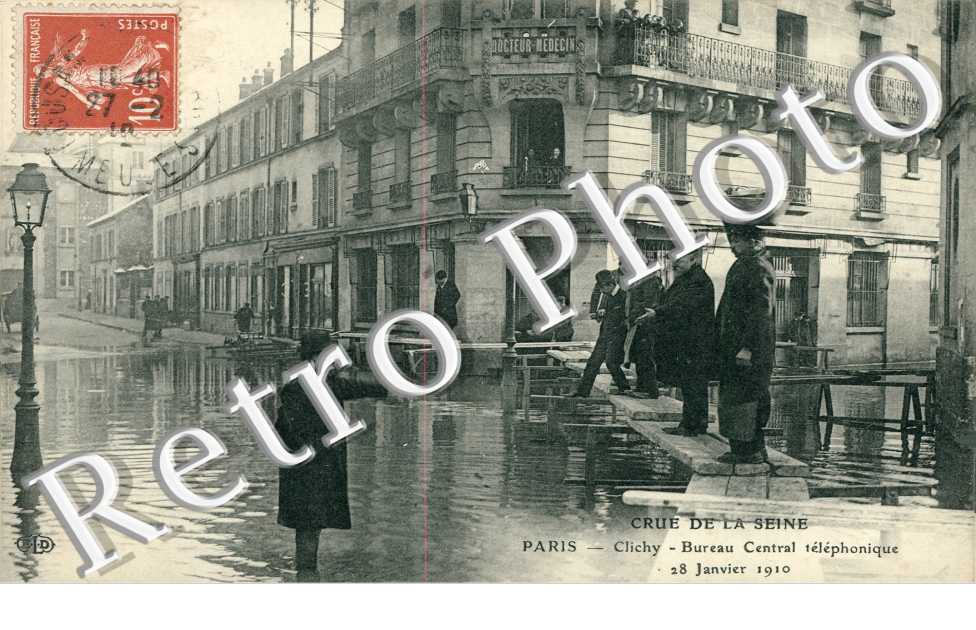 La Crue de la Seine 1910, Bureau Central telephonique