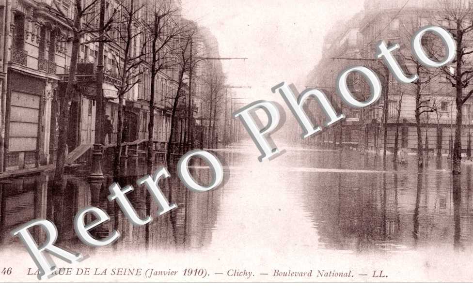 Crue de la Seine 1910, Boulevard National