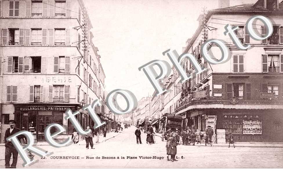 Rue de Bezons a la Place Victor Hugo