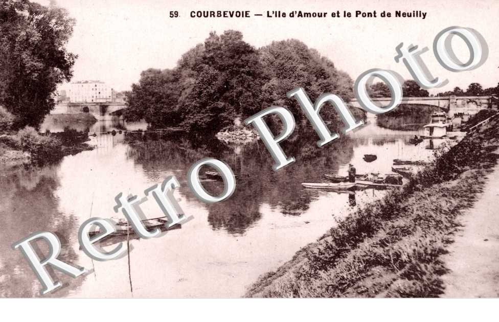 L'Ile d'Amour et le Pont de Neuilly