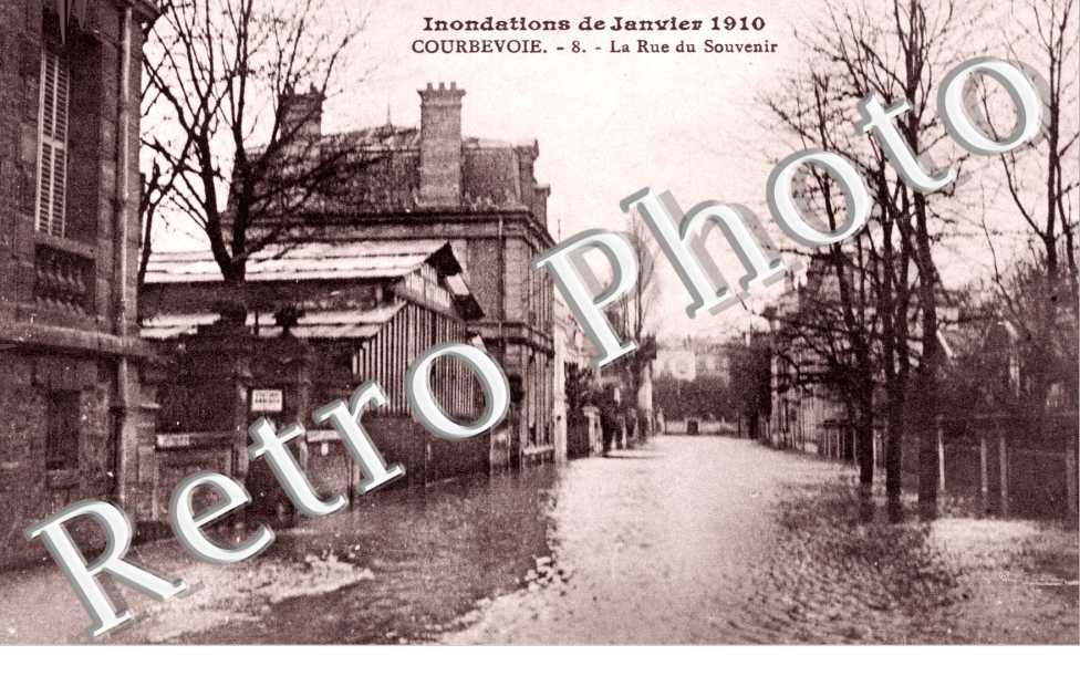 Crue de la Seine 1910, Rue du Souvenir