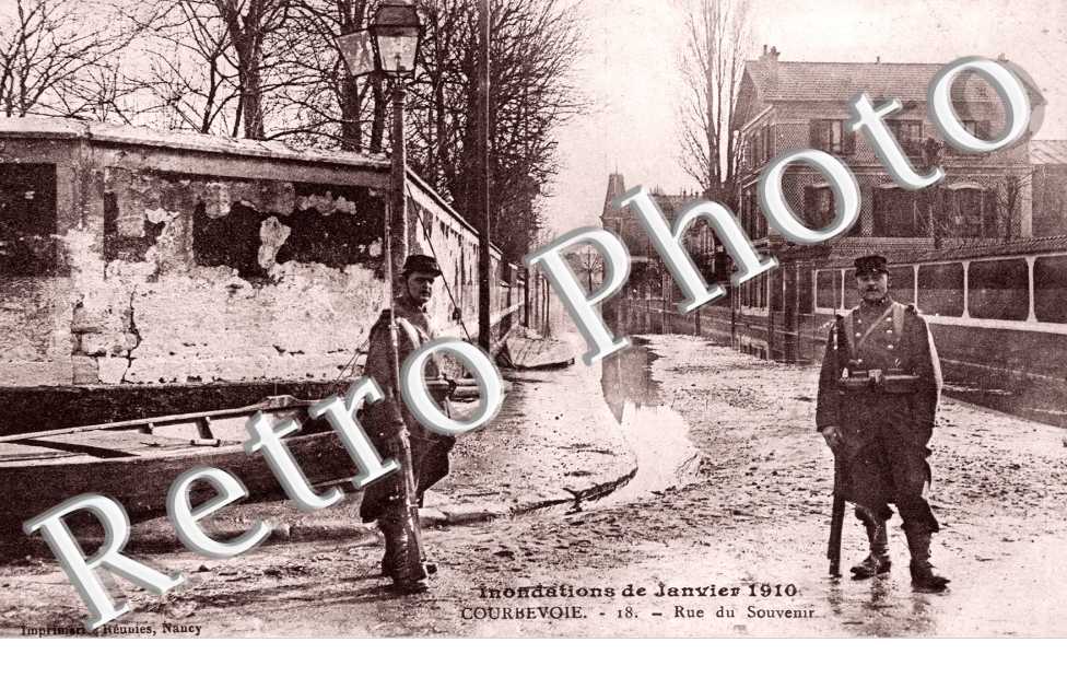 Crue de la Seine 1910, Rue du Souvenir