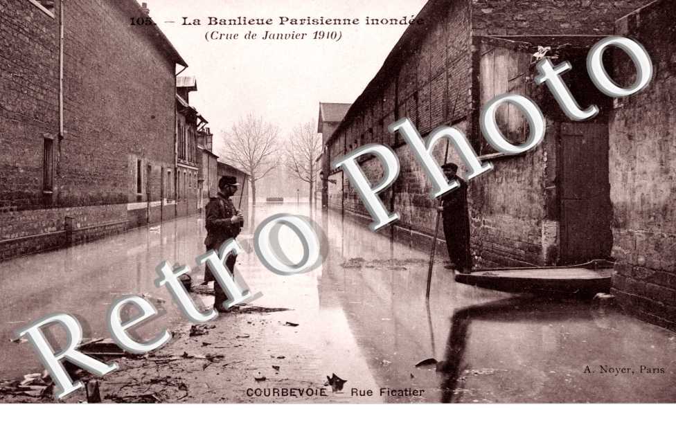 Crue de la Seine 1910, Rue Ficatier