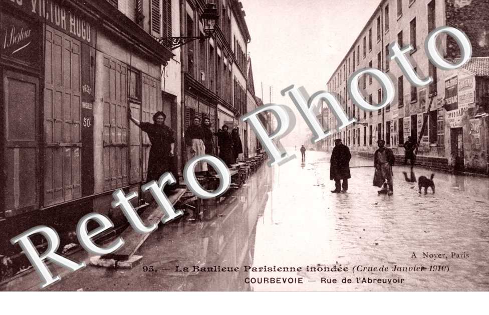Crue de la Seine 1910, Rue de l&#039;Abreuvoir