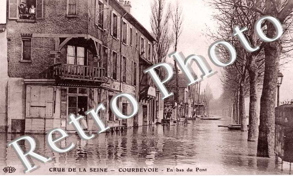 Crue de 1910, En bas du Pont