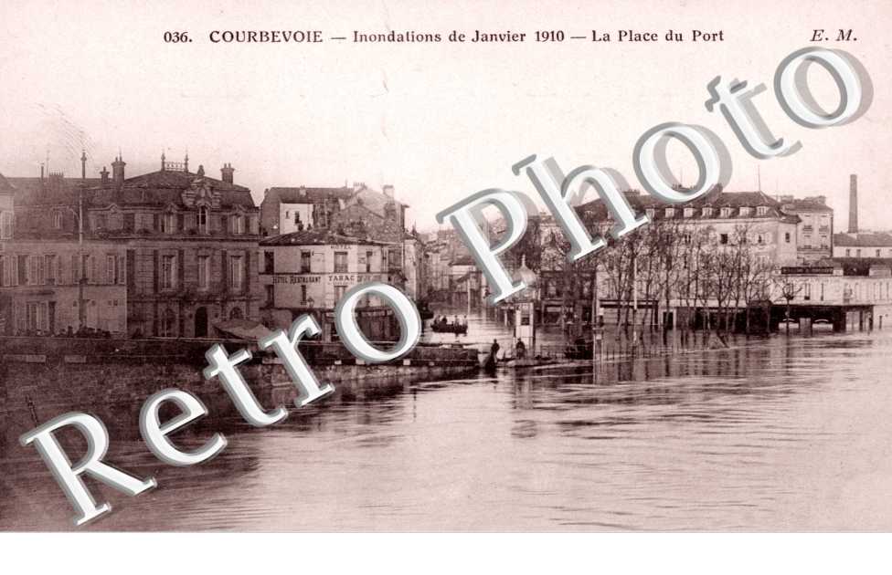 Inondations 1910, Place du Port