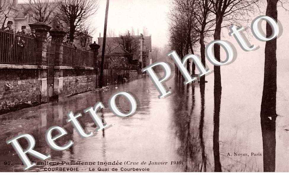 Inondations 1910, le Quai