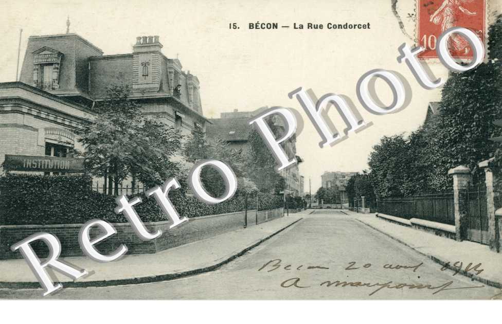 Becon les Bruyeres, La Rue Condorcet