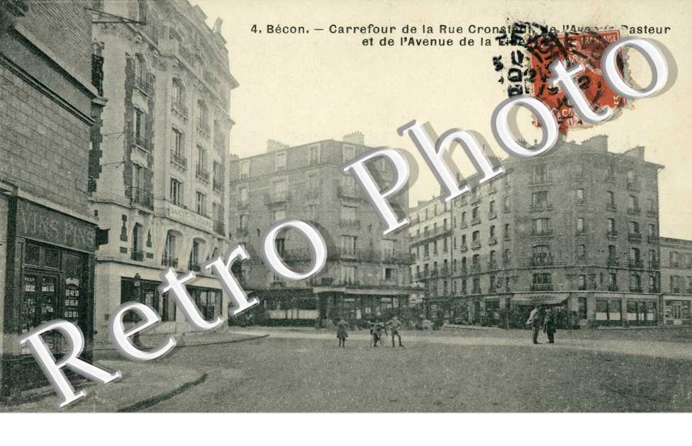 Becon les Bruyeres, Rue Cronstadt et Avenue Pasteur et Avenue de la Liberte