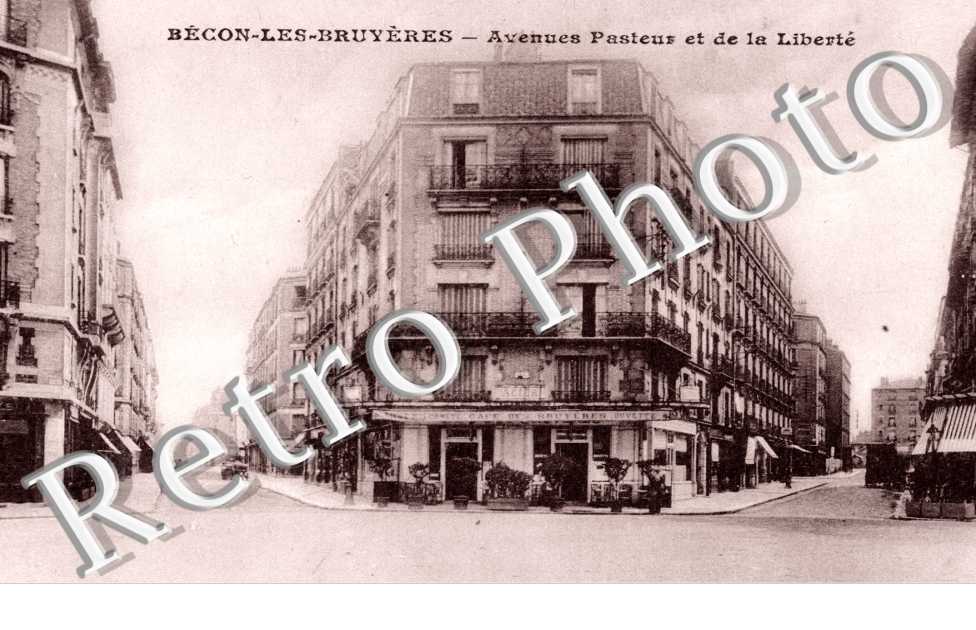 Becon les Bruyeres, Avenues Pasteur et de la Liberte