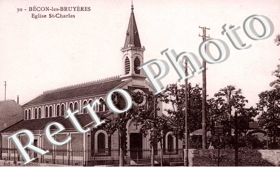 Becon les Bruyeres, l&#039;Eglise Saint Charles