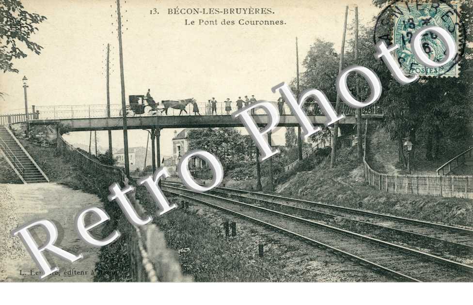 Bécon les Bruyères, le Pont des Couronnes