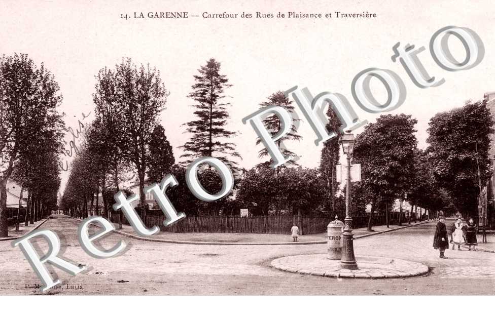 carrefour des rues de Plaisance et Traversiere