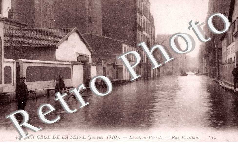 Inondations 1910, Rue Fazillau