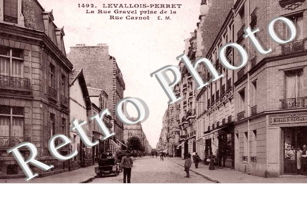 Rue Gravel prise de la Rue Carnot
