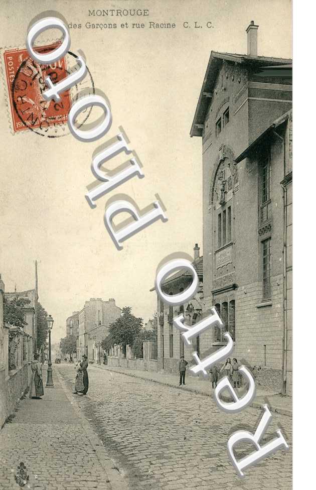 Ecole des Garcons et Rue Racine