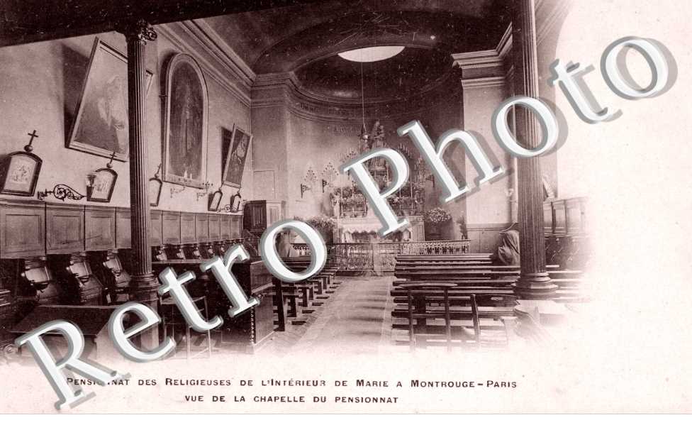 Pensionnat des Religieuses de l&#039;Interieur de Marie, Vue de la Chapelle du Pensionnat
