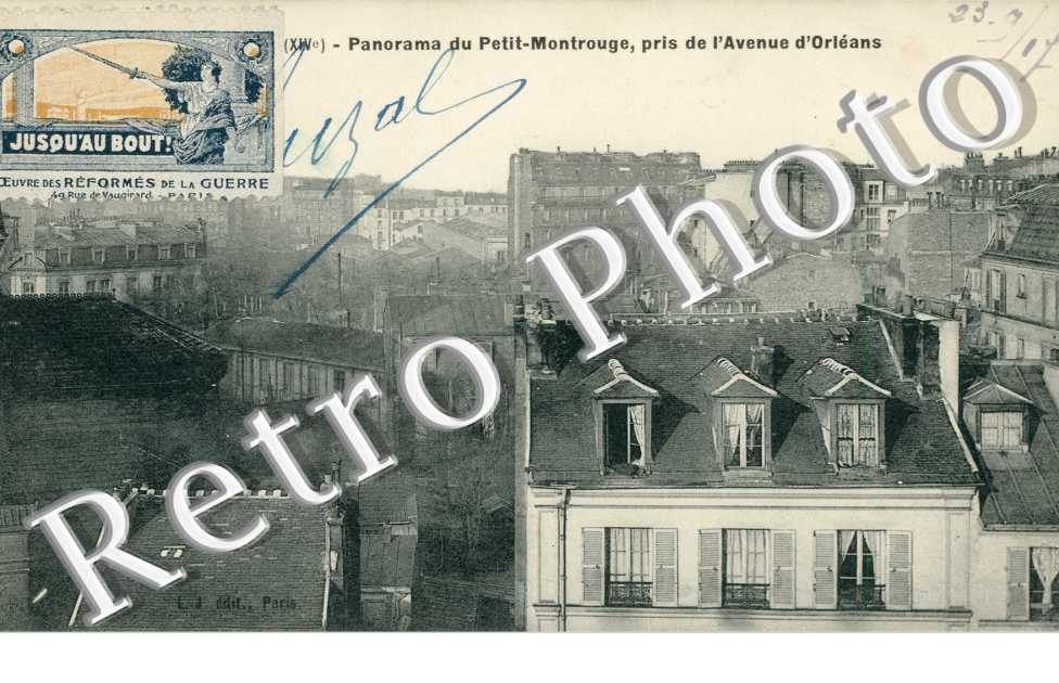 Panorama du Petit Montrouge, pris de l&#039;avenue d&#039;Orleans