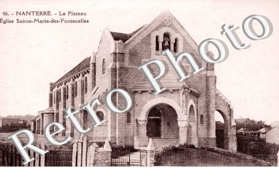Le Plateau, Eglise Sainte Marie des Fontenelles