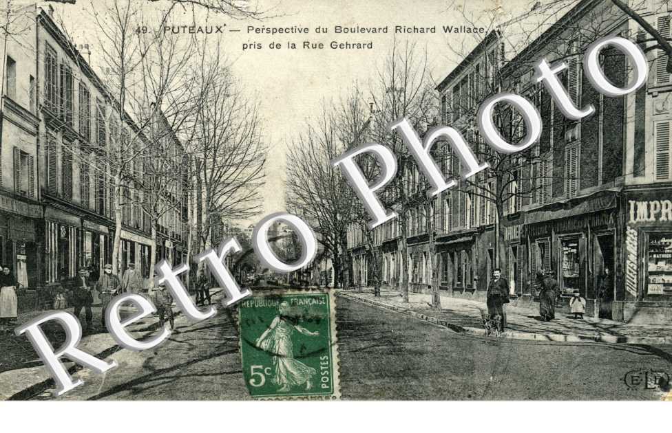 Perspective du Bd Richars Wallace prise de la rue Gehrard