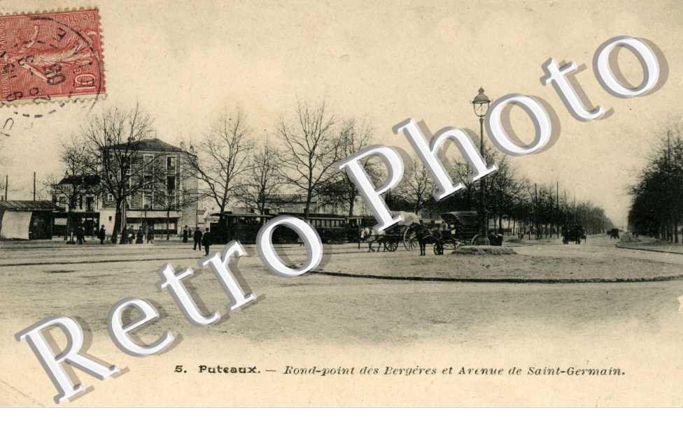 rond point des Bergeres et avenue de Saint Germain
