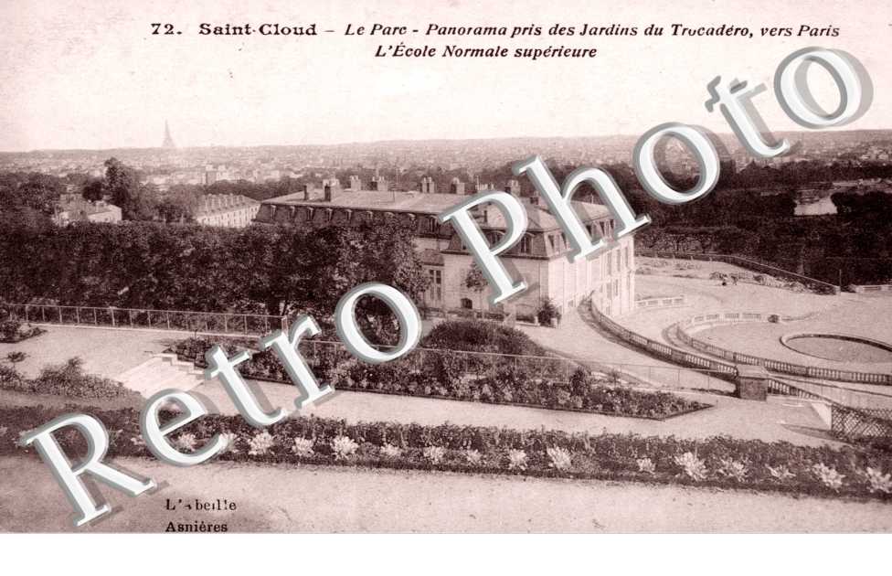 le Parc, Panorama pris des Jardins du Trocadero, Vers Paris, l&#039;Ecole Normale Superieure