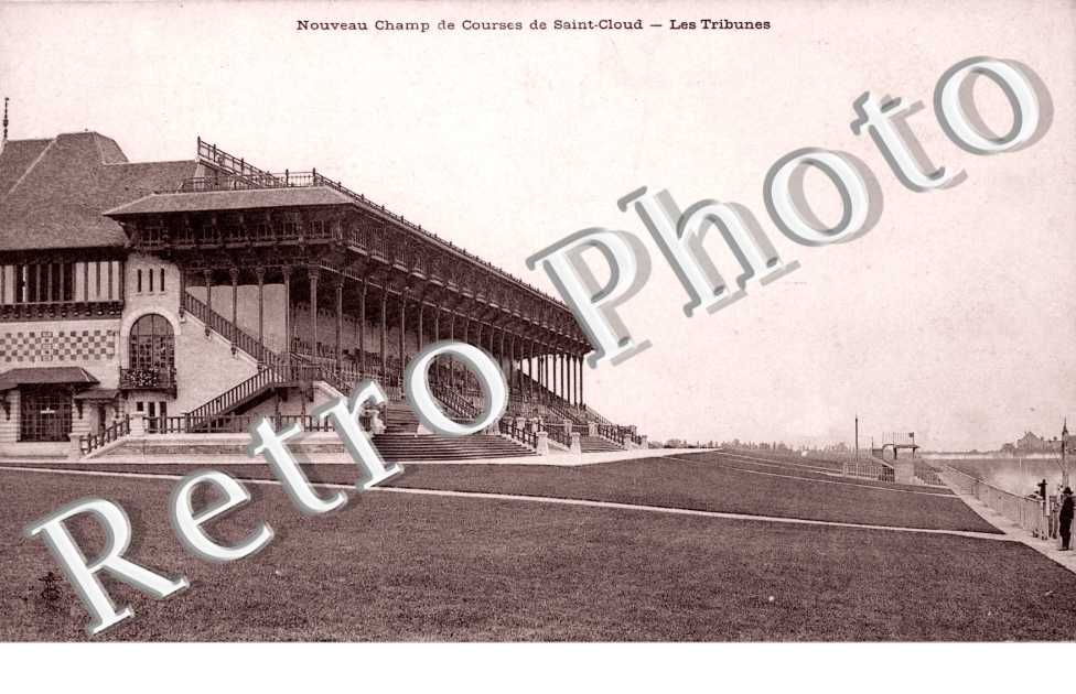 Nouveau champ de courses de saint Cloud - Les tribunes