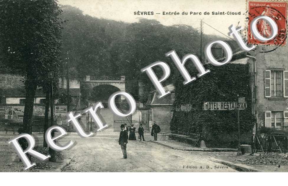 Entree du Parc de Saint Cloud